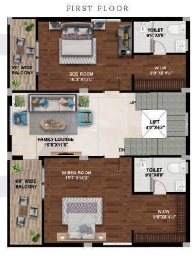  praveens eterno Floor Plan First Floor Plan
