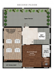 Second Floor Plan praveens-eterno Floor Plan Second Floor Plan