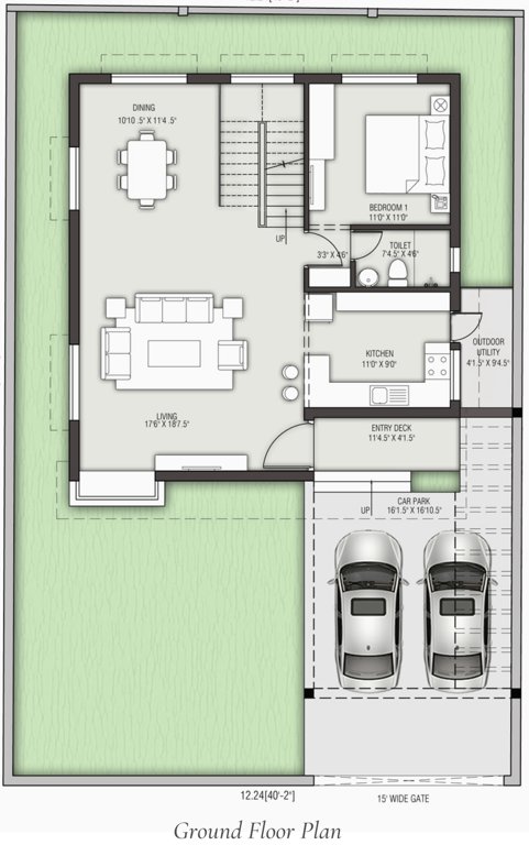  sea breeze Floor Plan Ground Floor Plan