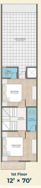 First Floor Plan maruti-shilp-residency Floor Plan First Floor Plan