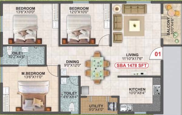  orchids Floor Plan Floor Plan