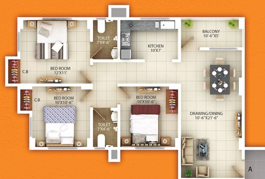 Floor Plan millenium garden Floor Plan Floor Plan