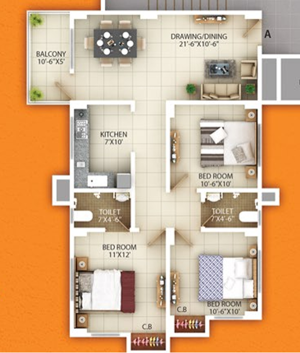 Floor Plan millenium garden Floor Plan Floor Plan