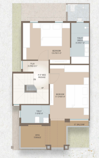 First Floor Plan aatmiya grandvilla 18 Floor Plan First Floor Plan
