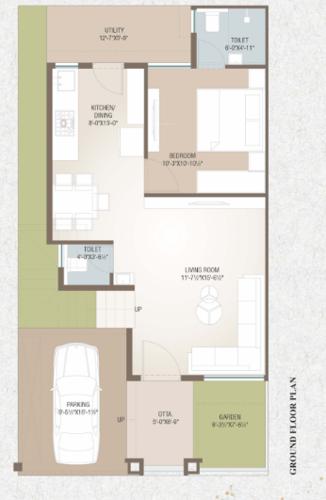  aatmiya-grandvilla-18 Floor Plan Ground Floor Plan