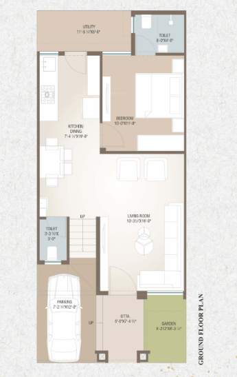 aatmiya grandvilla 18 Floor Plan Ground Floor Plan