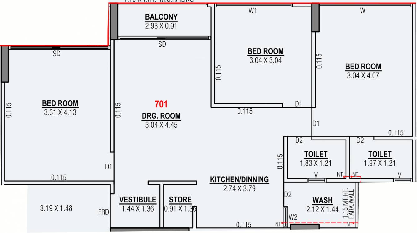 Floor Plan radhe supreme Floor Plan Floor Plan