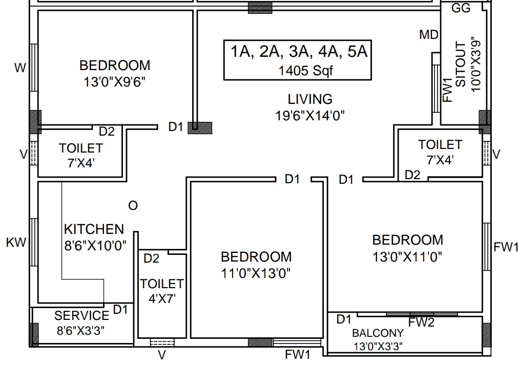 Floor Plan vaibhav flats Floor Plan Floor Plan