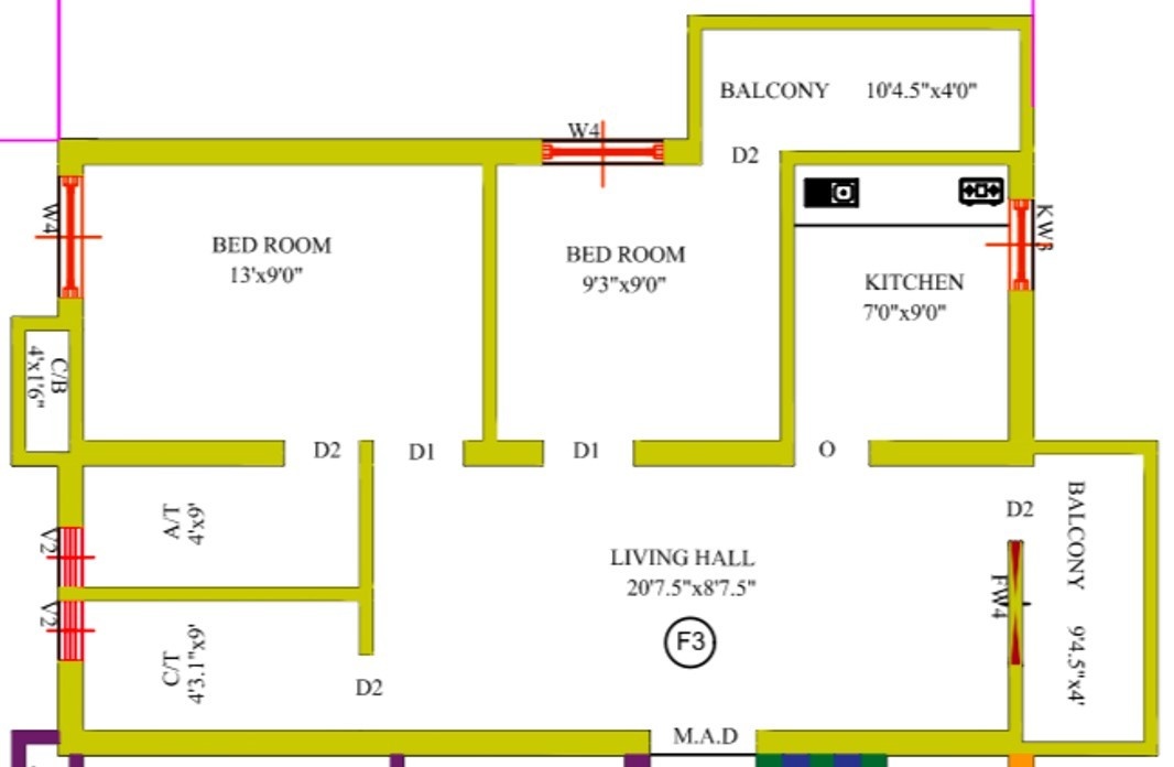 Floor Plan flats phase ii Floor Plan Floor Plan