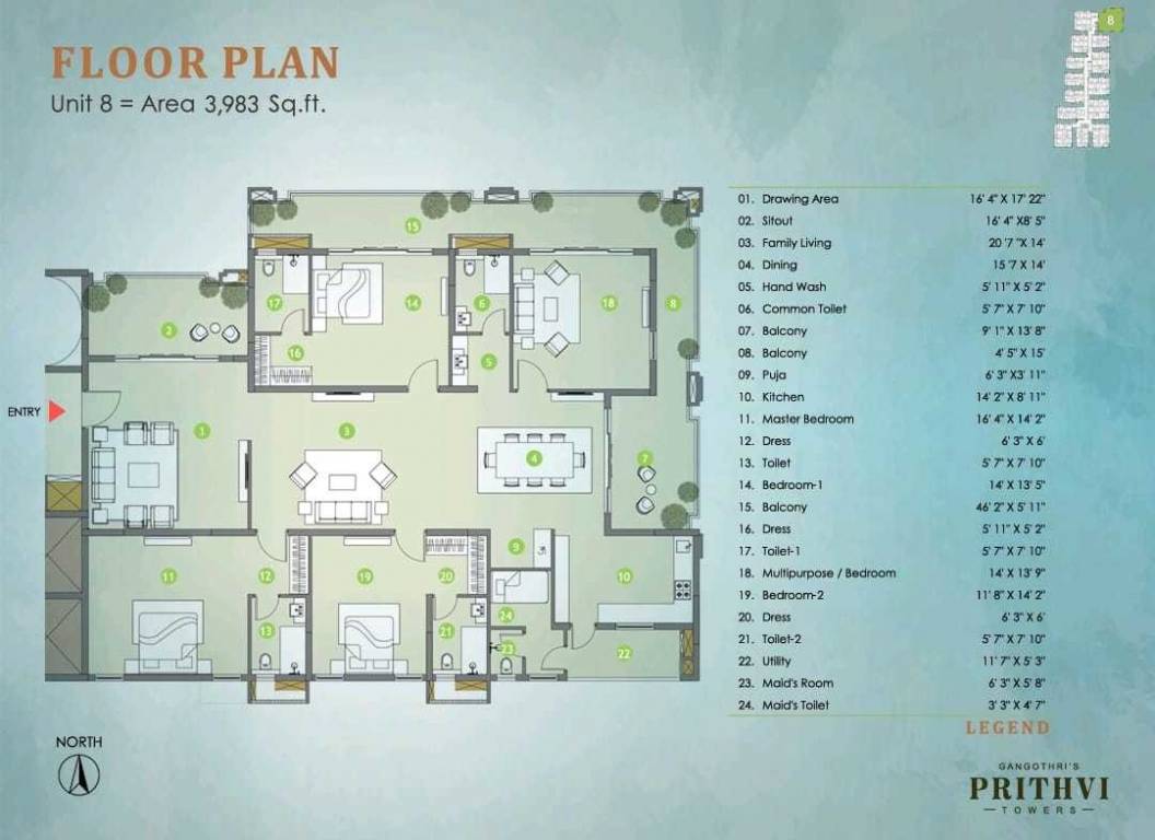 Floor Plan prithvi towers Floor Plan Floor Plan