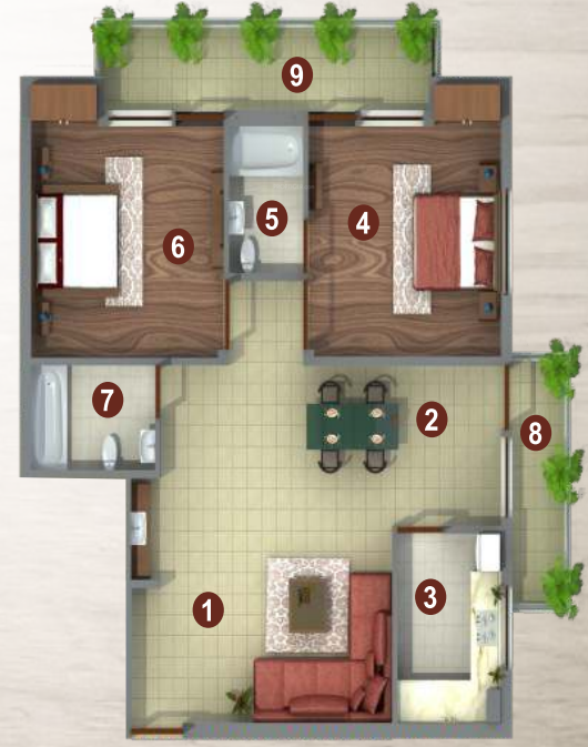 om shree platinum Floor Plan Floor Plan