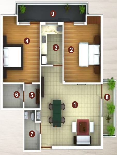 om shree platinum Floor Plan Floor Plan