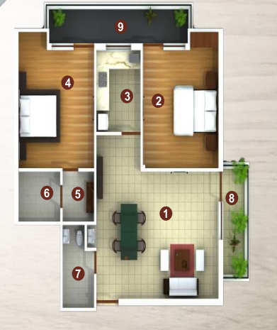  om shree platinum Floor Plan Floor Plan