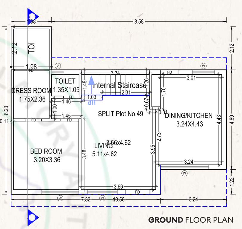  infinity Floor Plan Ground Floor Plan