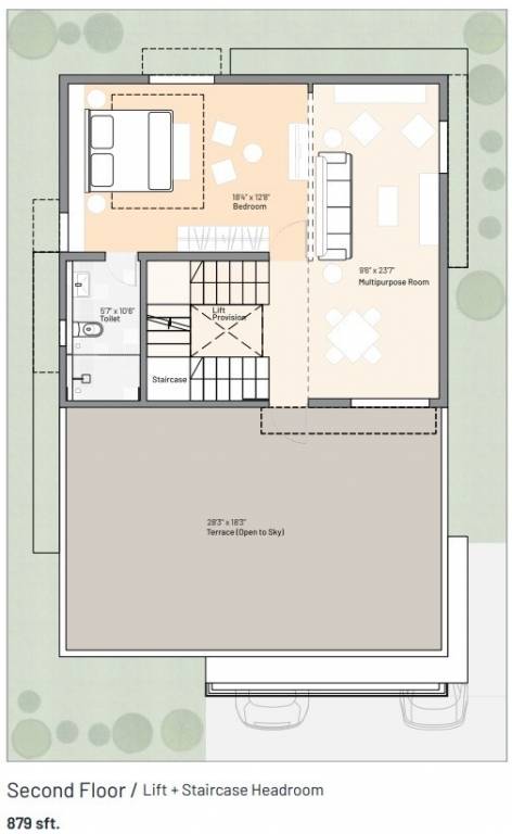 Second Floor Plan myra villas Floor Plan Second Floor Plan