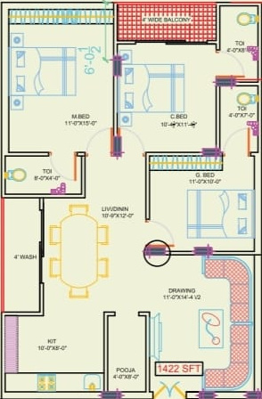  park-view-residency Floor Plan Floor Plan