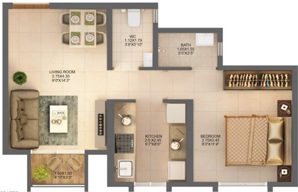  dgt sector 3a cluster 2 phase 2 Floor Plan Floor Plan