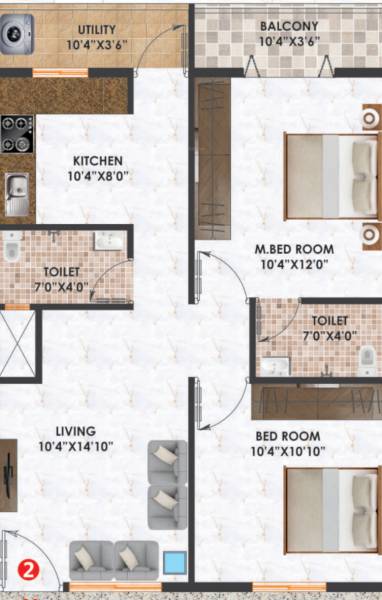  priya-brundavanam-2 Floor Plan Floor Plan