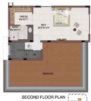 Second Floor Plan flagship villa Floor Plan Second Floor Plan