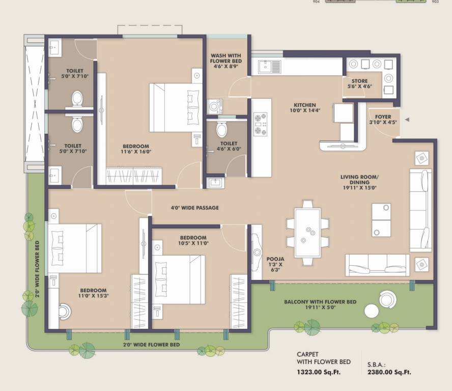 Floor Plan shyama serene Floor Plan Floor Plan