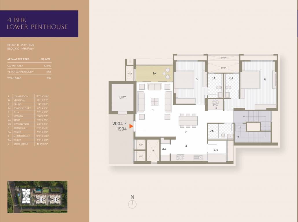  riviera bliss Floor Plan Lower Level Penthouse Plan