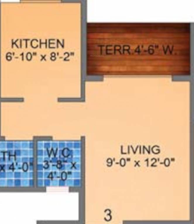  vedant millenia happiness phase ii wing c Floor Plan Floor Plan