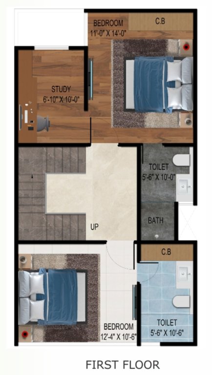 real homez green villa 2 Floor Plan First Floor Plan