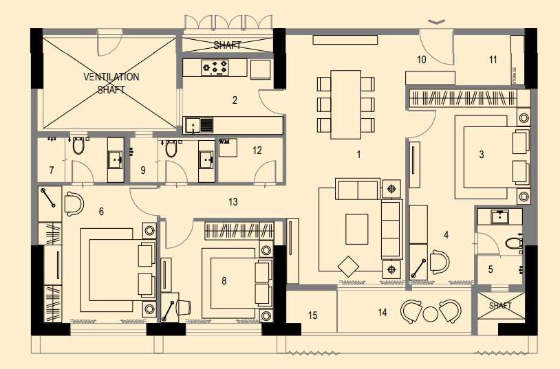  utalika luxury phase 5 panchami Floor Plan Floor Plan