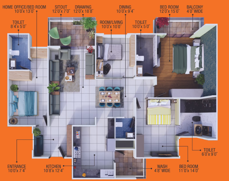 Floor Plan grandeur heights Floor Plan Floor Plan
