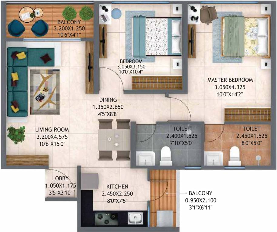 Floor Plan life republic sector r22 22nd avenue atmos phase i Floor Plan Floor Plan