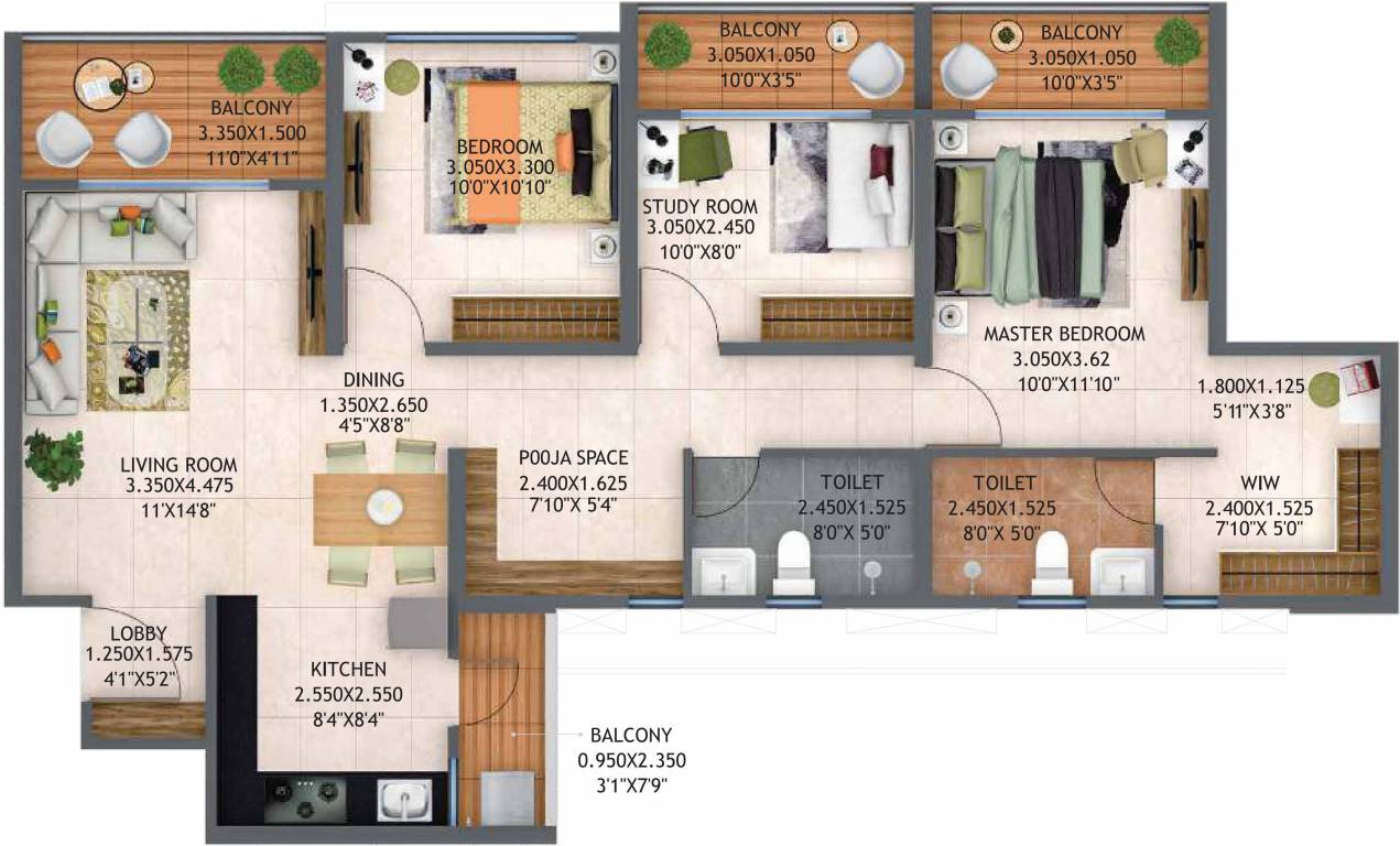 Floor Plan life republic sector r22 22nd avenue atmos phase i Floor Plan Floor Plan