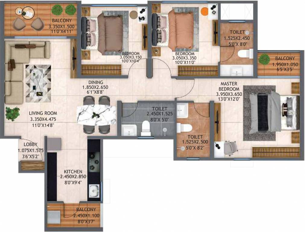 Floor Plan life republic sector r22 22nd avenue atmos phase i Floor Plan Floor Plan