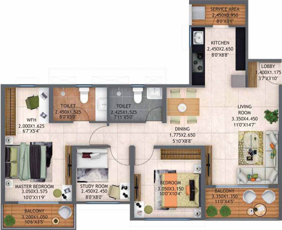 Floor Plan life republic sector r22 22nd avenue atmos phase i Floor Plan Floor Plan