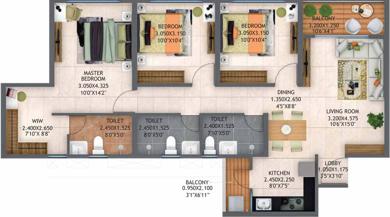 Floor Plan life republic sector r22 22nd avenue atmos phase i Floor Plan Floor Plan