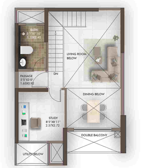 Upper Level Duplex Plan geras island of joy Floor Plan Upper Level Duplex Plan