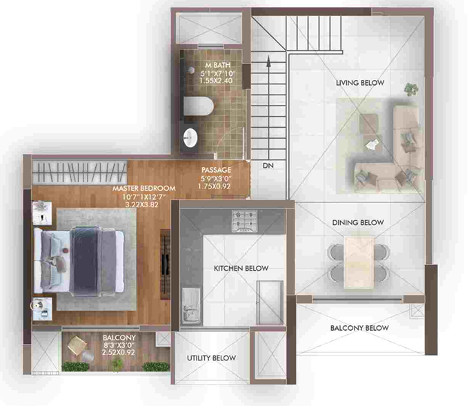 Upper Level Duplex Plan geras island of joy Floor Plan Upper Level Duplex Plan