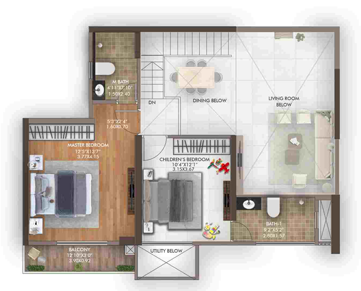 Upper Level Duplex Plan geras island of joy Floor Plan Upper Level Duplex Plan