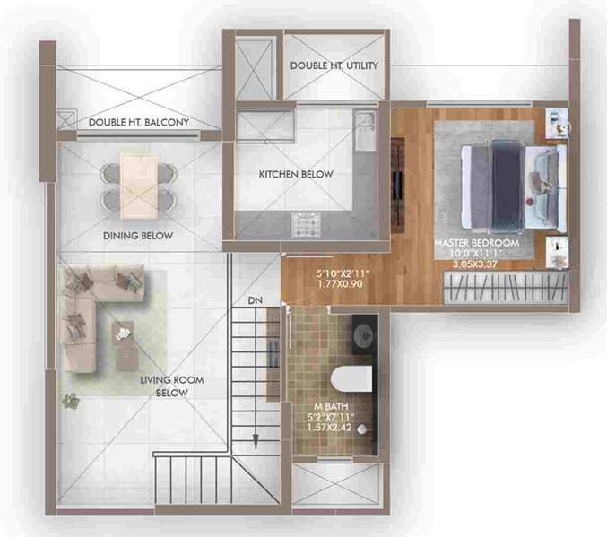 Upper Level Duplex Plan geras island of joy Floor Plan Upper Level Duplex Plan
