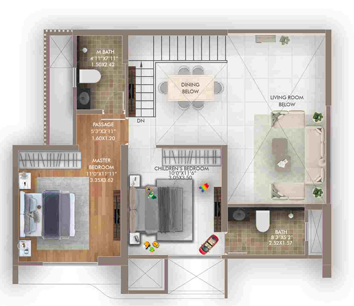Upper Level Duplex Plan geras island of joy Floor Plan Upper Level Duplex Plan
