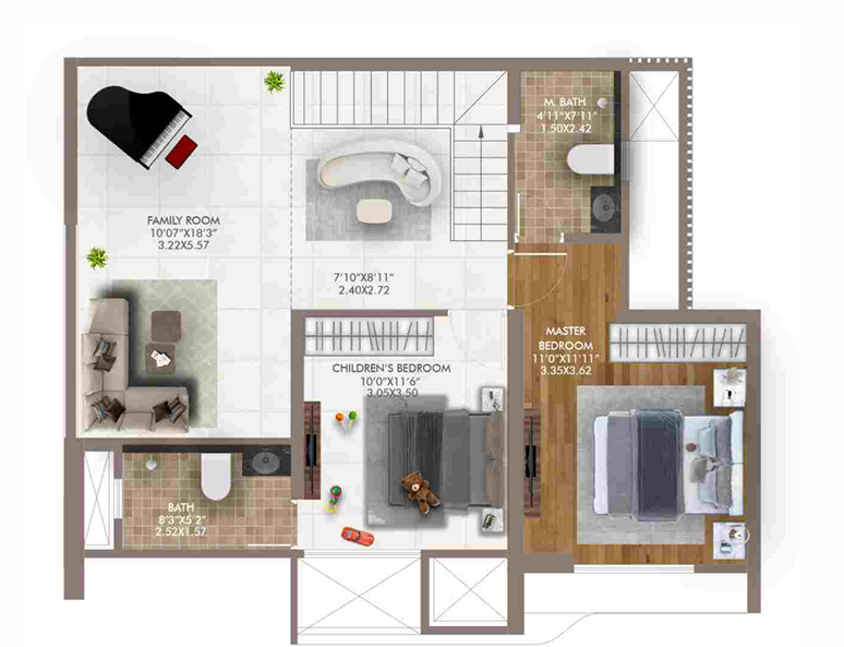 Upper Level Duplex Plan geras island of joy Floor Plan Upper Level Duplex Plan