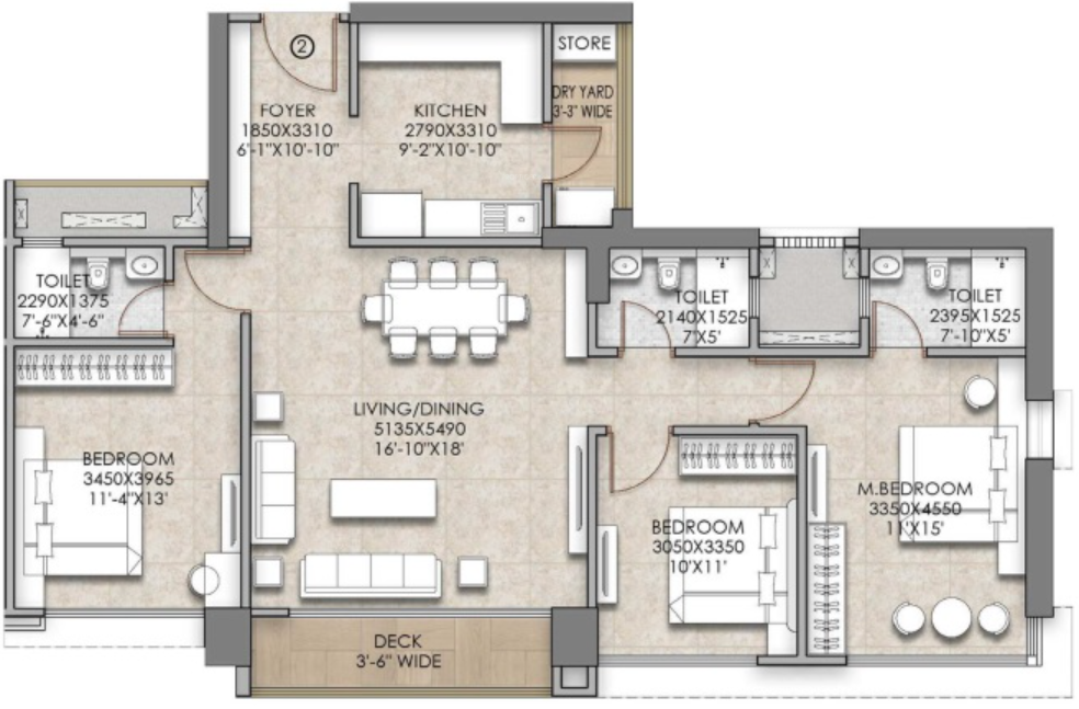Floor Plan the address by gs tower Floor Plan Floor Plan