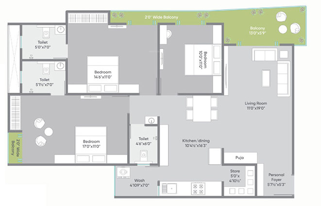 Floor Plan shree siddheshwar highline Floor Plan Floor Plan