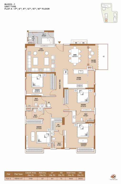 Floor Plan nidhara phase 1 Floor Plan Floor Plan