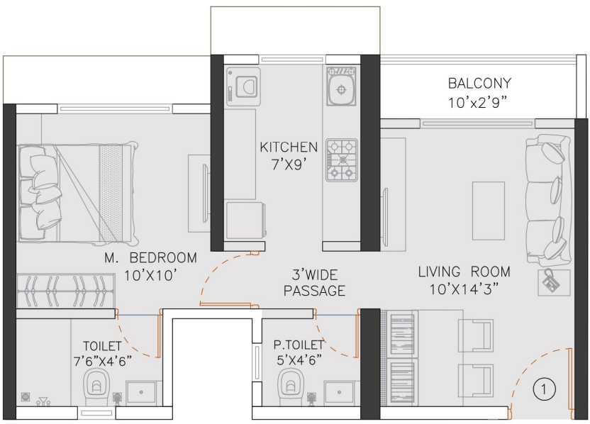 Floor Plan palmvista c1 Floor Plan Floor Plan