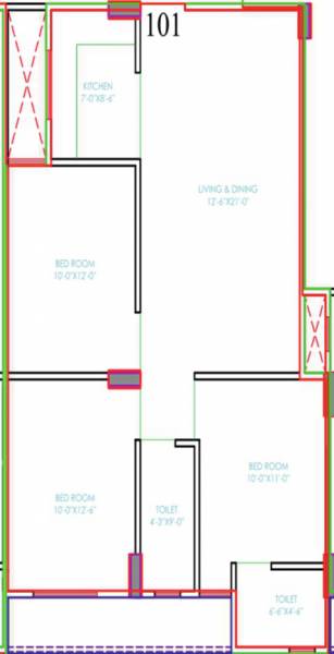  balaji-heights-v Floor Plan Floor Plan
