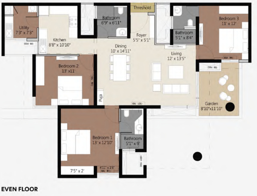Floor Plan true north by livingwalls Floor Plan Floor Plan