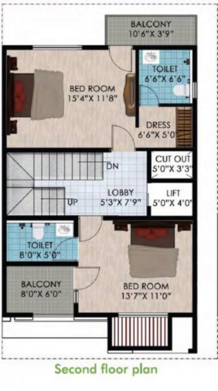  bhuvana boulevard Floor Plan Second Floor Plan