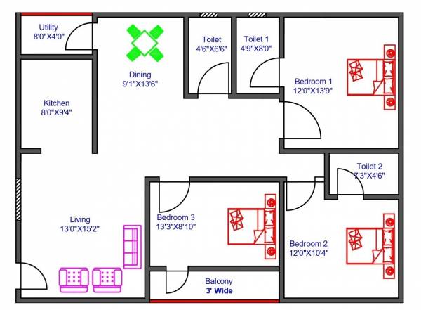  swastik Floor Plan Floor Plan