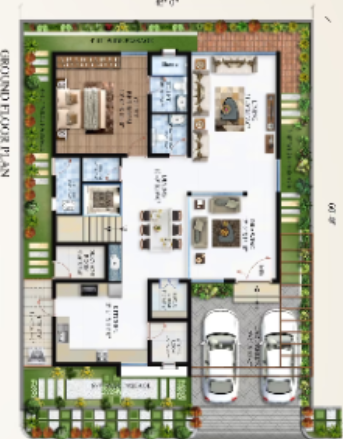  the patio Floor Plan Ground Floor Plan