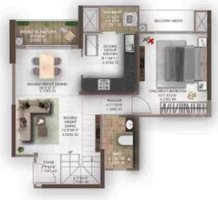  geras island of joy Floor Plan Lower Level Duplex Plan